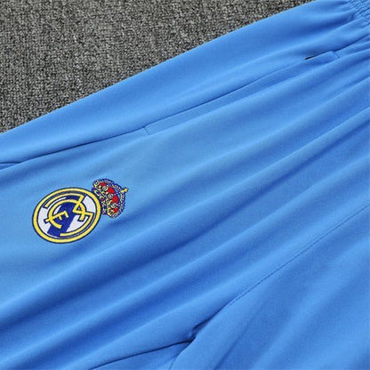 25/26 Real Madrid Training White/Light Blue Tracksuit