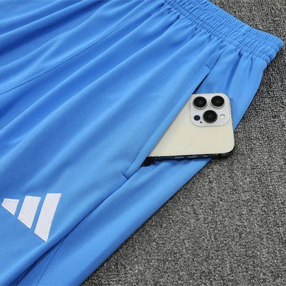 25/26 Real Madrid Training White/Light Blue Tracksuit