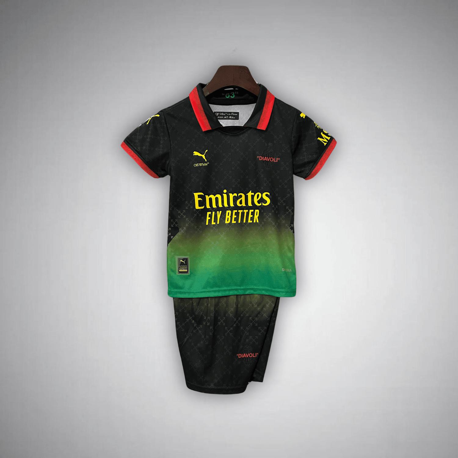 AC Milan x Off - White "Diavoli" Premium Kids Size Kit