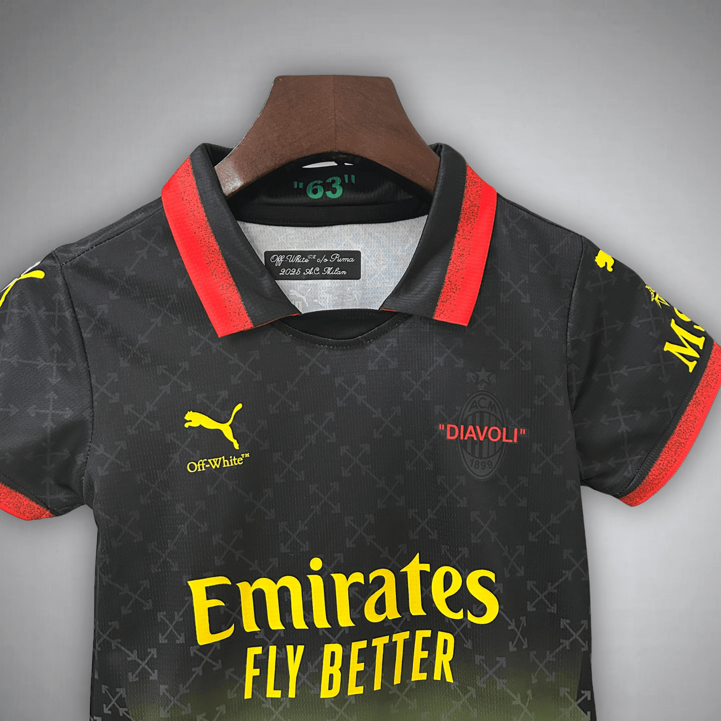 AC Milan x Off - White "Diavoli" Premium Kids Size Kit