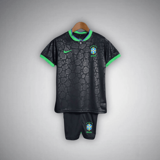 Brazil "Black Leopard" Premium Kids Size Kit