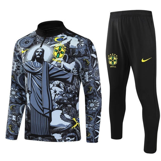 Brazil "Jesus" Premium Kids Size Tracksuit