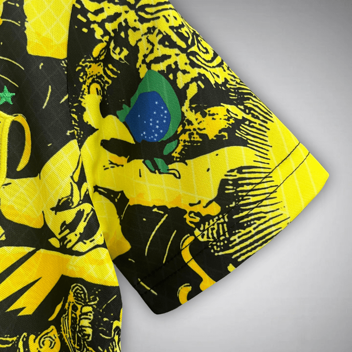 Brazil "Jesus" Premium Kids Size Yellow Kit