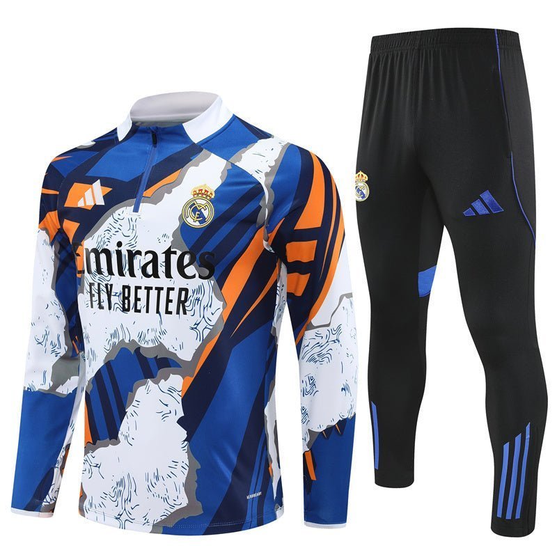 Real Madrid "Azul Reactor" Premium Kids Size Tracksuit