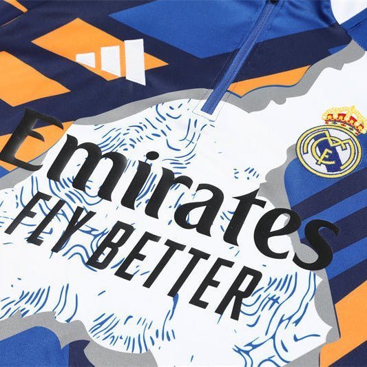 Real Madrid "Azul Reactor" Premium Tracksuit