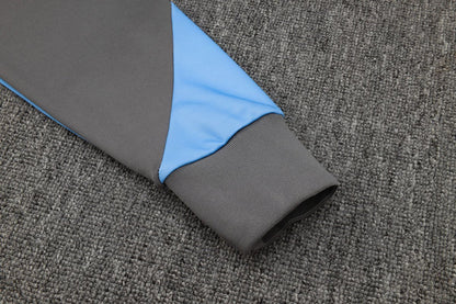 Tottenham Gray and Black Premium Tracksuit