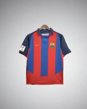 03/04 FC Barcelona Home Kit from FootballPrestige.com - Premium Football Kits