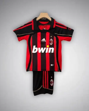 06/07 AC Milan Home Kids Size Kit from FootballPrestige.com - Premium Football Kits