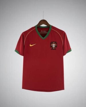 06/07 Portugal Home Kit from FootballPrestige.com - Premium Football Kits