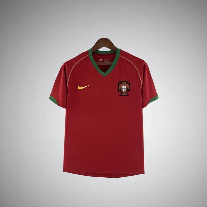 06/07 Portugal Home Kit from FootballPrestige.com - Premium Football Kits