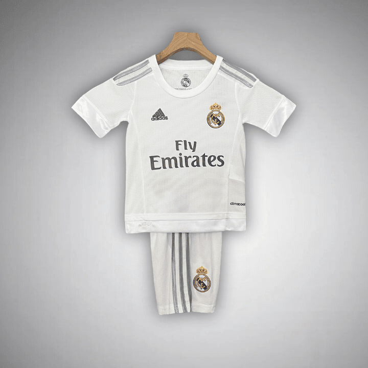 15/16 Real Madrid Home Kids Size Kit from FootballPrestige.com - Premium Football Kits