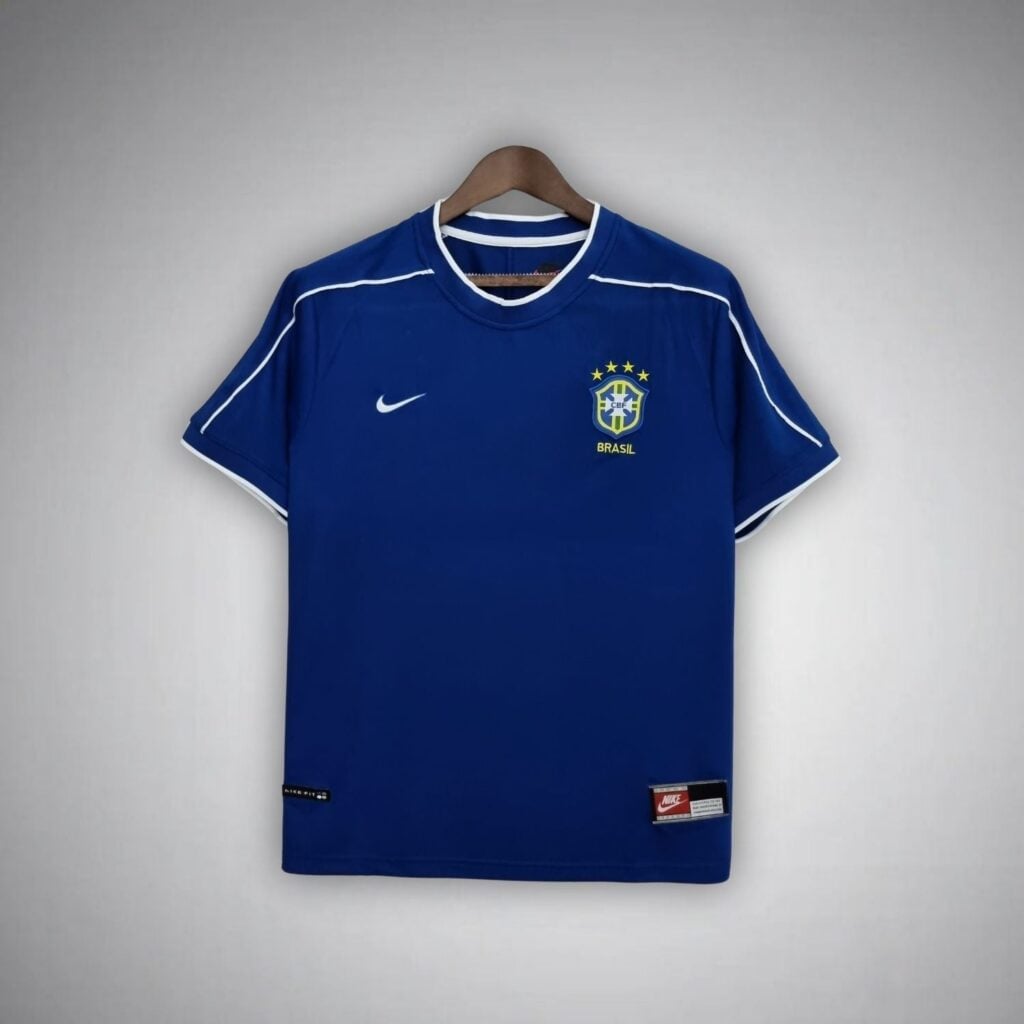 1998 Brazil Away Kit from FootballPrestige.com - Premium Football Kits