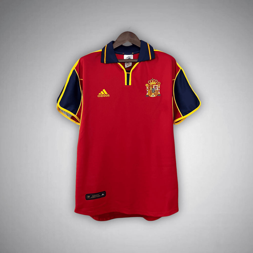 2000 Spain Home Kit from FootballPrestige.com - Premium Football Kits