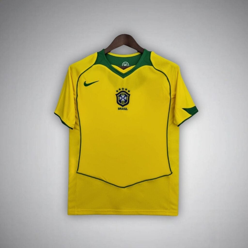 2004 Brazil Home Kit from FootballPrestige.com - Premium Football Kits