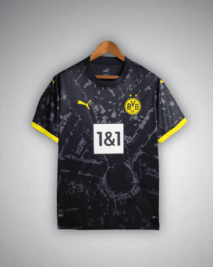 23/24 Borussia Dortmund Away Kit from FootballPrestige.com - Premium Football Kits
