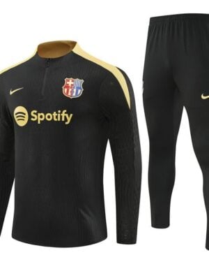 24/25 FC Barcelona Training Gold Tracksuit from FootballPrestige.com - Premium Football Kits