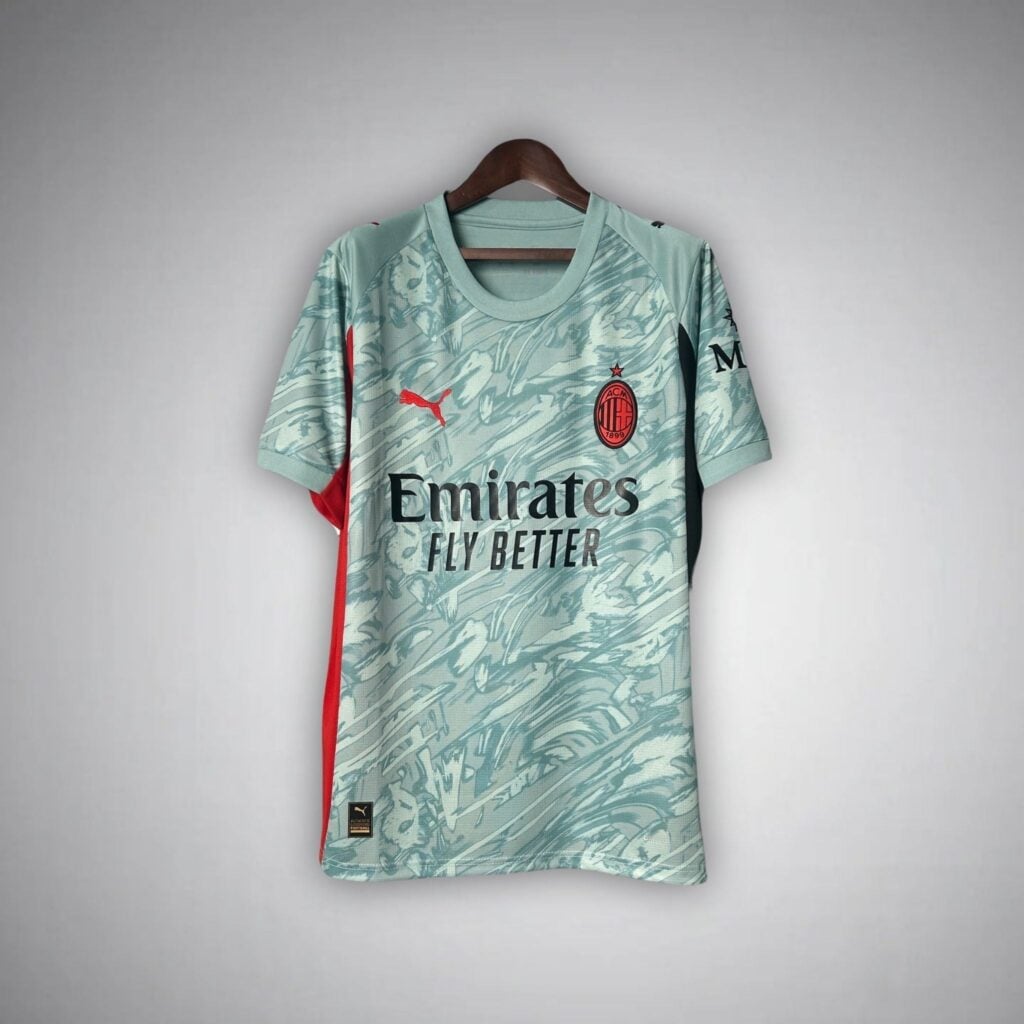 25/26 AC Milan Goalkeeper Kit from FootballPrestige.com - Premium Football Kits