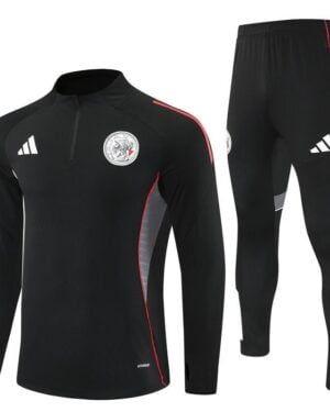 25/26 Ajax Amsterdam Training Black Kids Size Tracksuit from FootballPrestige.com - Premium Football Kits