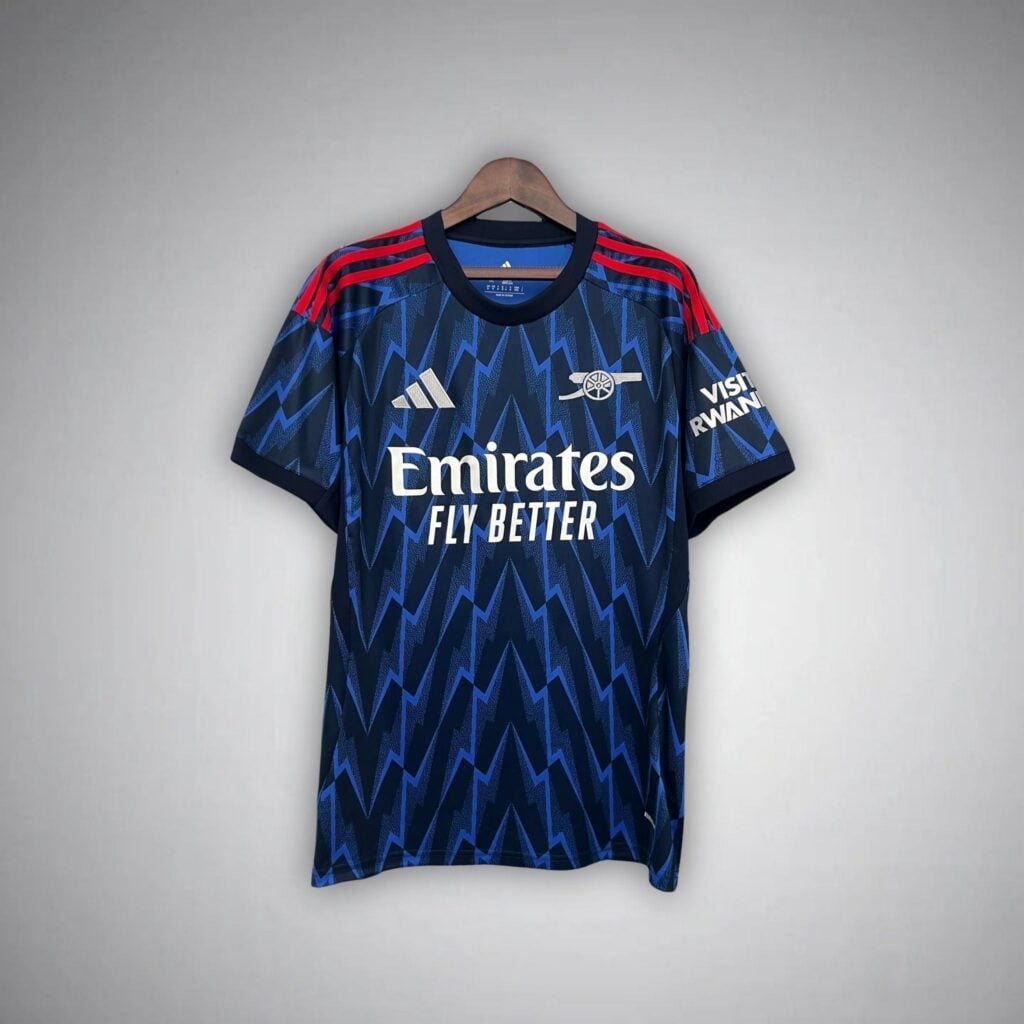 25/26 Arsenal Away Kit from FootballPrestige.com - Premium Football Kits