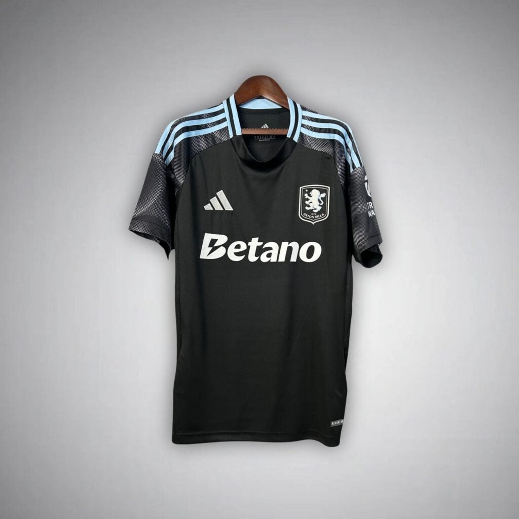 25/26 Aston Villa Away Kit from FootballPrestige.com - Premium Football Kits
