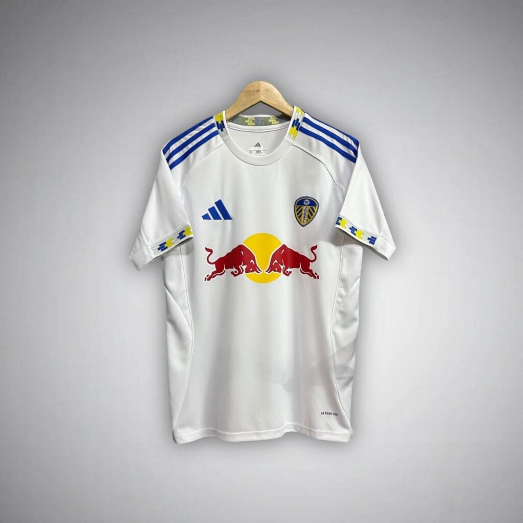 25/26 Leeds United FC Home Kit from FootballPrestige.com - Premium Football Kits