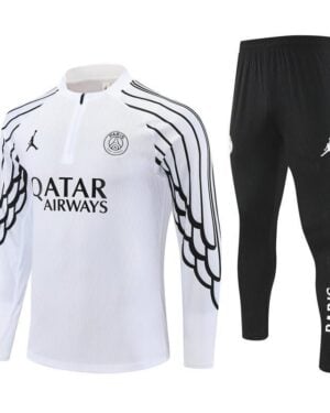 25/26 PSG x Jordan White Tracksuit from FootballPrestige.com - Premium Football Kits