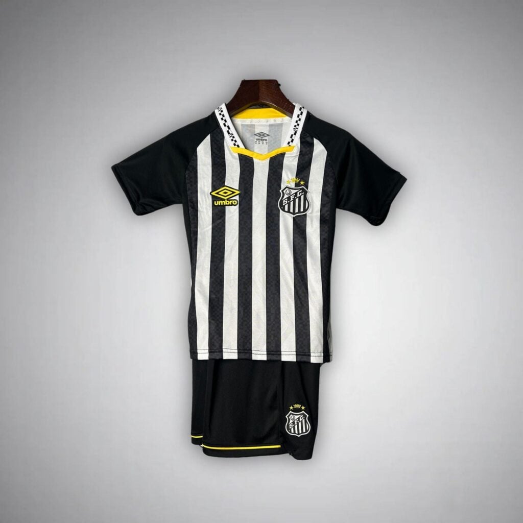 25/26 Santos FC Away Kids Size Kit from FootballPrestige.com - Premium Football Kits