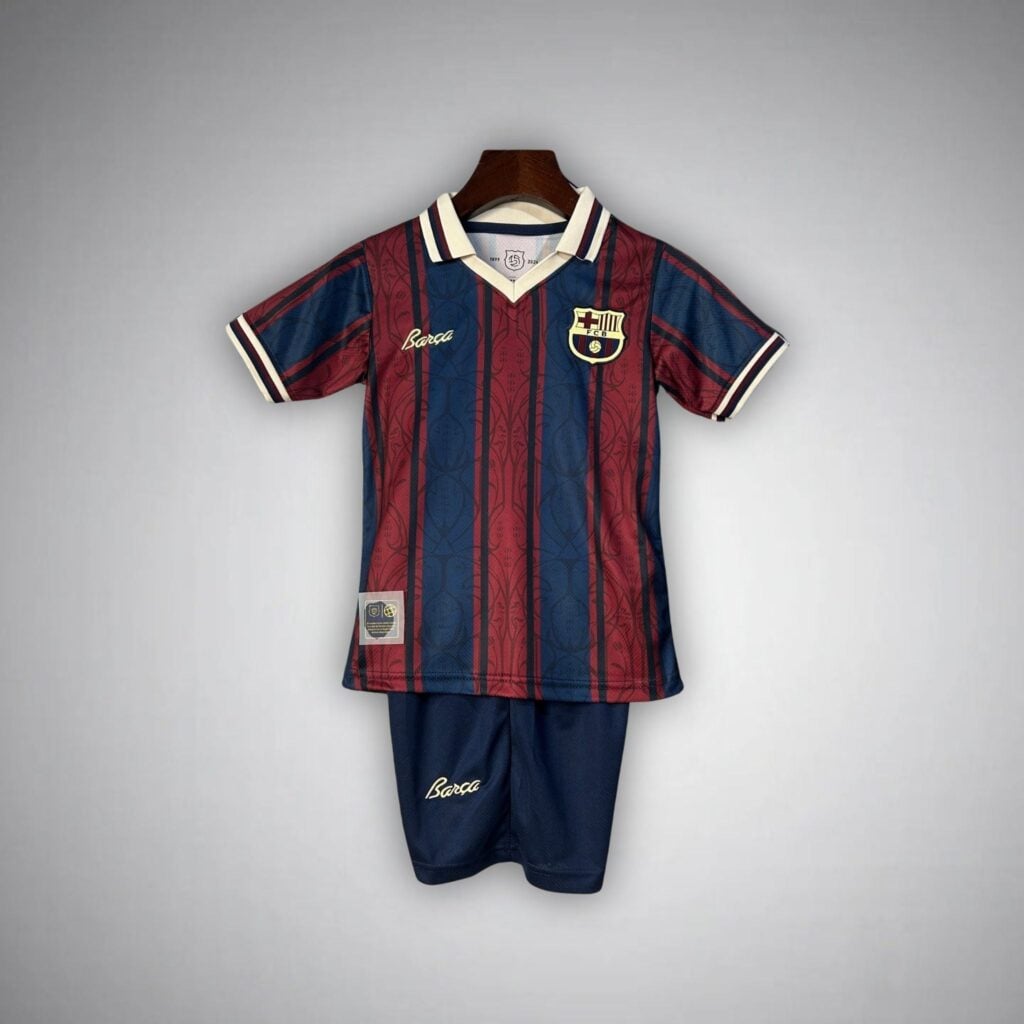 FC Barcelona "Catalan Roots" Premium Kids Size Kit from FootballPrestige.com - Premium Football Kits