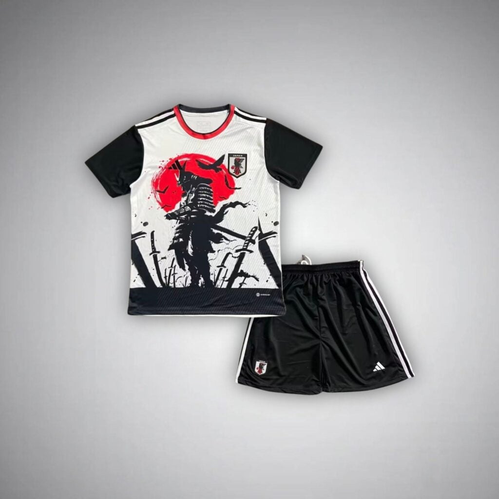 Japan "Bushido" Premium Kids Size Kit from FootballPrestige.com - Premium Football Kits